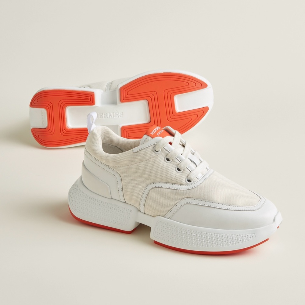 Hermes NEW GIGA Sneakers Women's size 39 - Picture 4 of 15